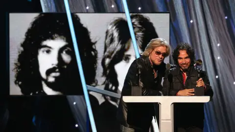 Getty Images Daryl Hall and John Oates at their Rock and Roll Hall of Fame induction