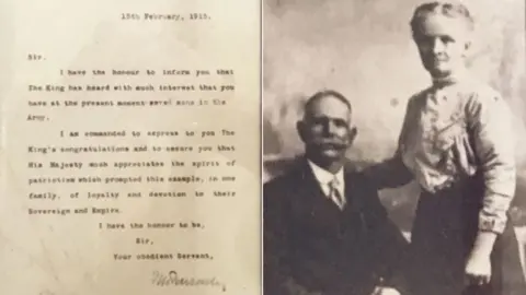 Linda Withey The letter from the King and Thomas and Eliza