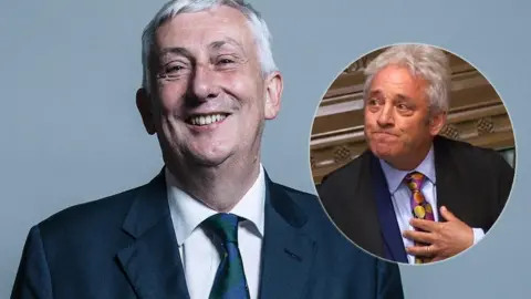 BBC Sir Lindsay Hoyle and John Bercow