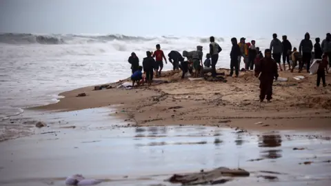 He was taken off the beach at Deir Al Balah