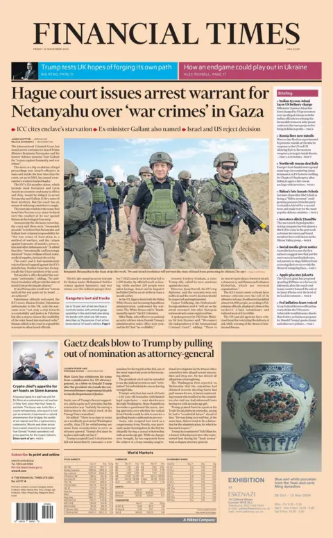 FT front page