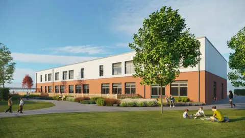Flying High Partnership Artist impression of Drakelow Park Flying High Academy