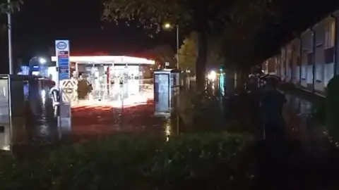 Peter Brady flooded area in Melyn