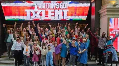 ravisdream.com Ravi and supporters on Britain's Got Talent