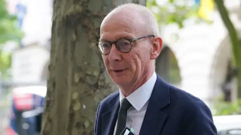 Pat McFadden, the former minister for the Department for Business, Enterprise and Regulatory Reform, arrives to give evidence to the Post Office Horizon IT inquiry at Aldwych House, central London. Picture date: Thursday July 18, 2024.