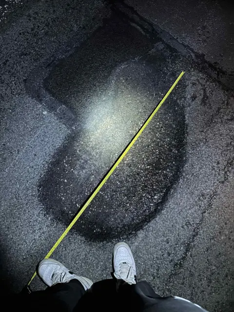 Supplied Pothole picture