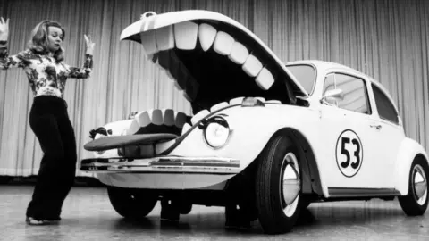 Getty Images Herbie, the anthropomorphic Volkswagen Beetle featured in the Disney film 'The Love Bug' and its sequels