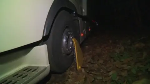 BBC Clamped lorry