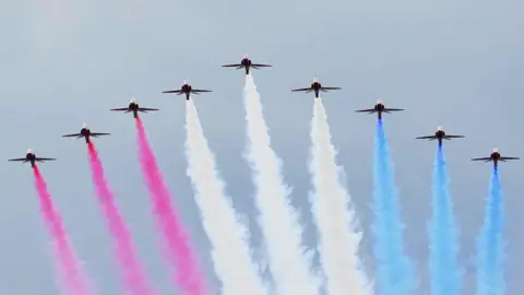 PA Media Red Arrows