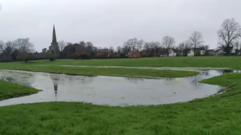 Erewash Borough Council Meadows with a church in the background
