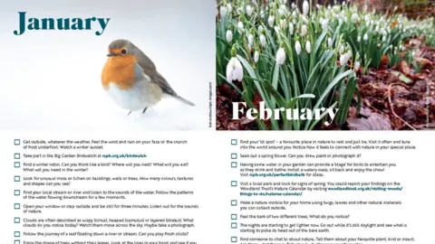 RSPB A calendar