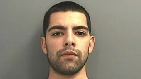 South Wales Police Kane Burns custody pic