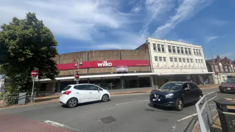 A general view of the vacant Wilko store in Sutton in Ashfield