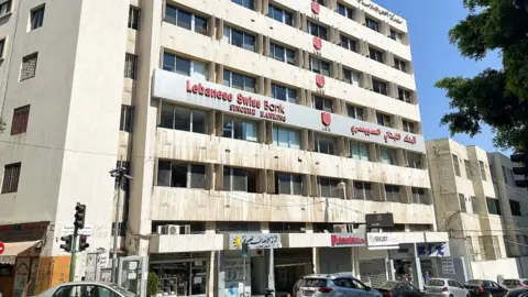 Reuters Lebanese Swiss Bank in Beirut, Lebanon (29 June 2021)