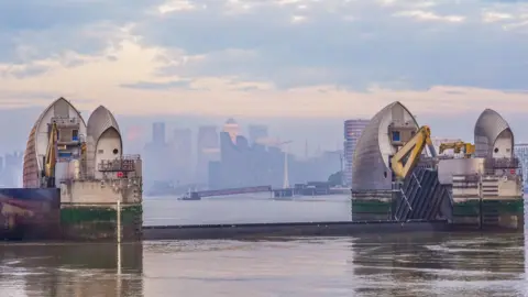 PA Media The Thames Barrier