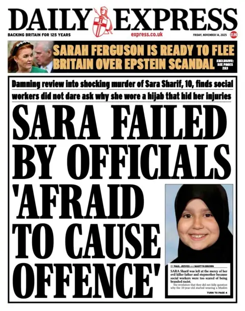  "Sara failed by officials 'afraid to cause offence'".