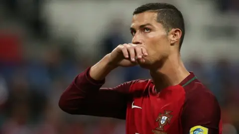 EPA Ronaldo after Chile defeat on 28 June