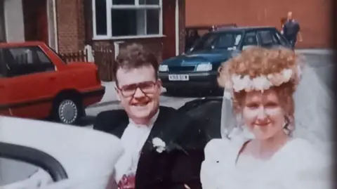 Alan Gregory Alan and Winifred on their wedding day 