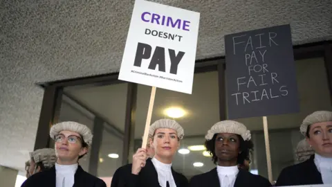 Barristers striking in 2022