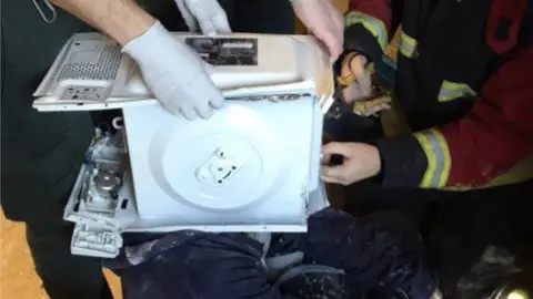 West Midlands Fire Service The microwave