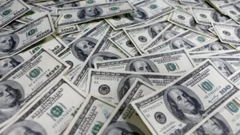 Reuters One hundred dollar notes