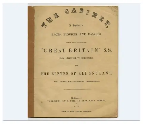 SS Great Britain Trust The Cabinet cricket facts