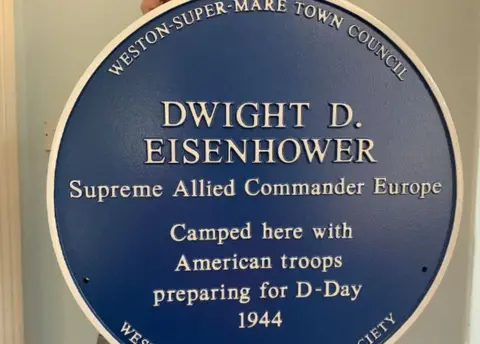 Weston-super-Mare Town Council Blue plaque