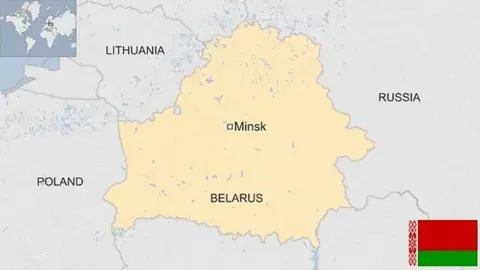 Map of Belarus