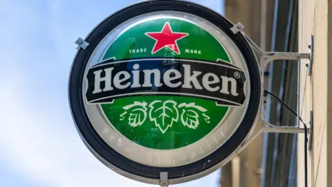 Getty Images Heineken sign
