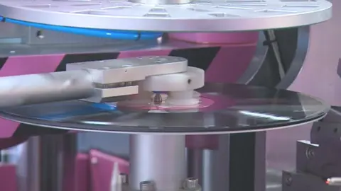 BBC Vinyl records being produced