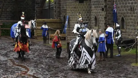 AFP Jousters battle in Victoria, Australia
