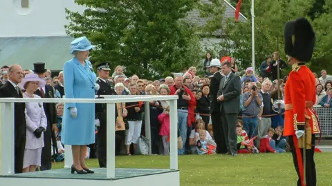 MANXSCENES The Queen at the