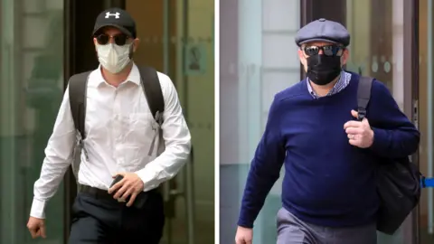 PA Media PC Jamie Lewis (left) and PC Deniz Jaffer (right)