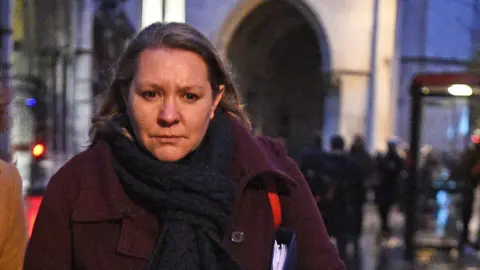 Kirsty O'Connor/PA Wire Anna Turley leaving the Royal Courts of Justice in London