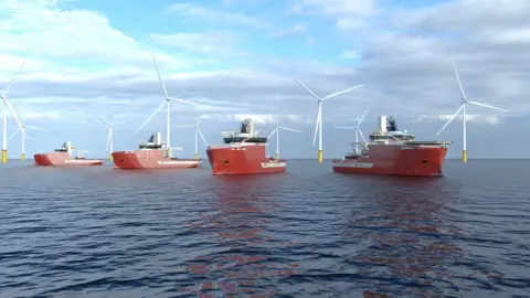 North Star Renewables Planned ships for Dogger Bank wind farm