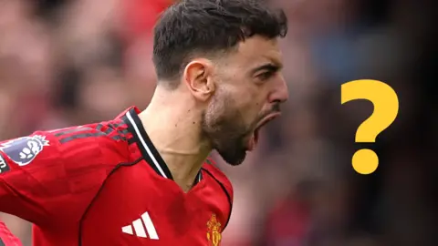 Bruno Fernandes celebrating an assist