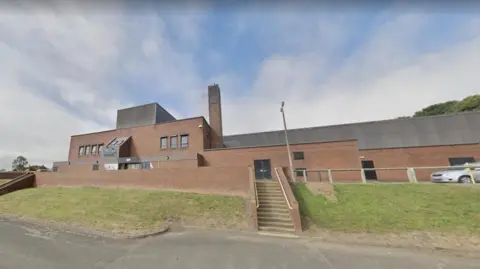 BBC A general view of Seaham Leisure Centre.