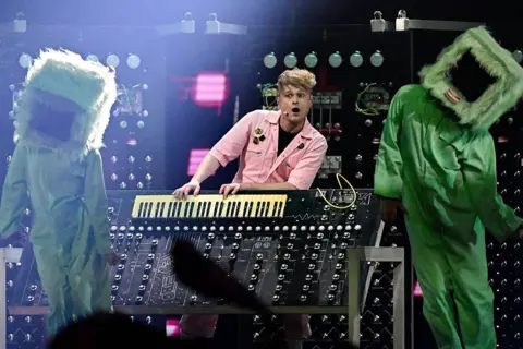 Getty Images Look Mum No Computer performs at Eurovision