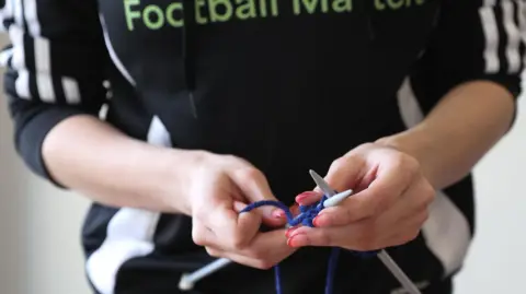 National Football Museum Knitting football fan