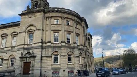 Bath Guildhall, where Bath and North East Somerset Council meets 
