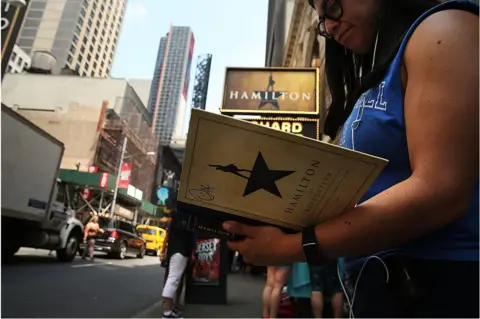 Getty Images Hamilton on Broadway