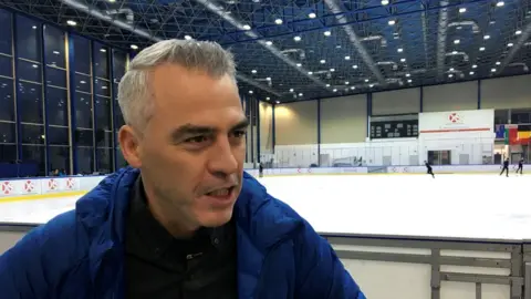 Reuters Figure skating coach Bruno Marcotte