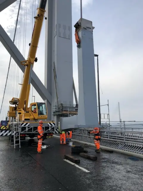 Spencer Group Work on bridge