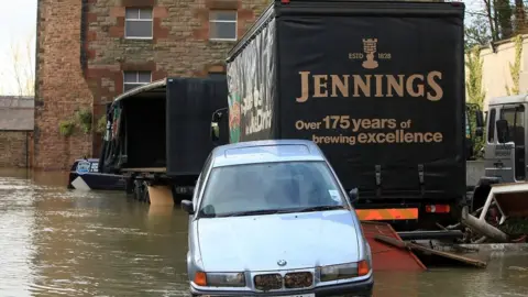 Jennings Brewery Flooding at the site in 2009