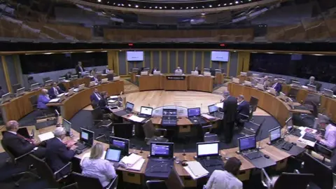 BBC Senedd chamber