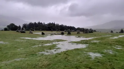 BBC Weather Watchers/Jackdog Flooded fields on a grey day