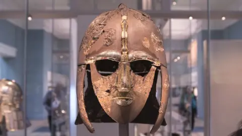 Getty Image/Oli Scarff Sutton Hoo helmet