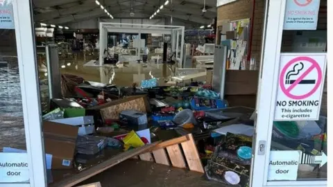 Waterside Garden Centre Flooding