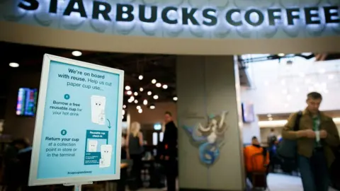 Hubbub Starbucks in Gatwick Airport