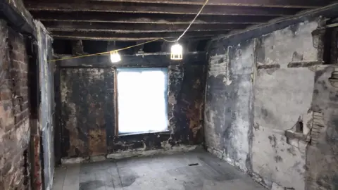 Ipswich Borough Council The inside of 4 College Street before renovation 